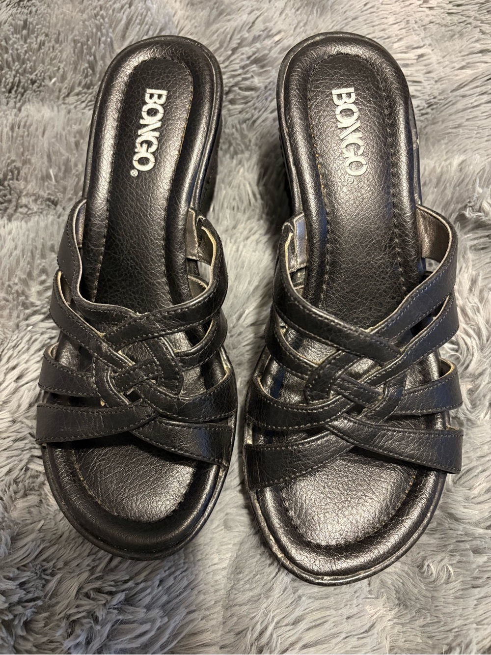 Y2K Bongo Wedge Sandals - Picture 2 of 7